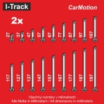 Hacker-Model HCT9452-20 - H0 - CarMotion I-Track Montagestützen Nr. 1–18 (18+18 Stück)